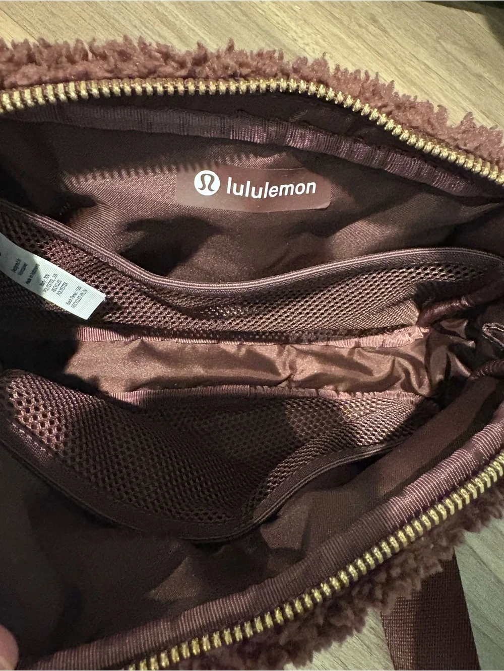LULULEMON EVERYWHERE BELT BAG *FLEECE IN BURNT EARTH/Brown